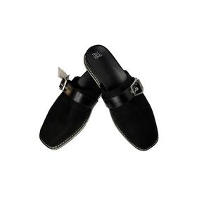 Time and Tru Black Slip On Clogs